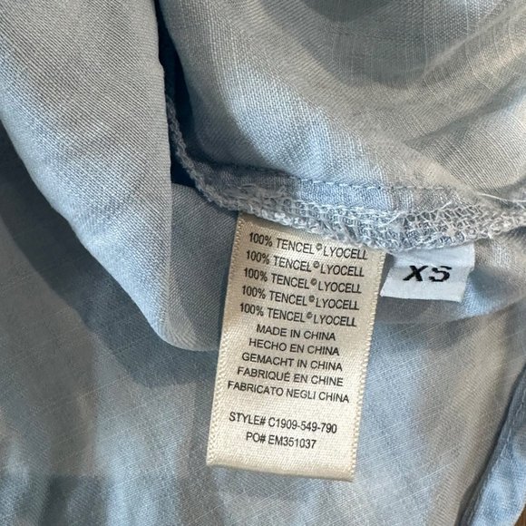 Anthropologie Cloth & Stone Chambray Tank Top - Picture 6 of 6